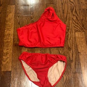 Kids one shouldered bikini!!